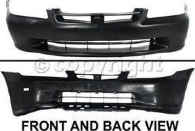Front Bumper Cover Fascia For 1998-2000 Honda Accord Sedan 98-00 NEW Primered