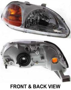 1997 Honda Civic Headlight, Passenger Side