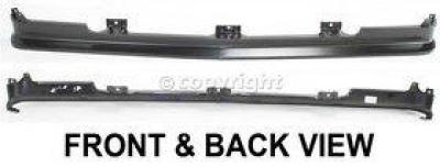 For 82-90 CHEVY S10 GMC SONOMA FRONT BUMPER CHR VALANCE W//O STRIP W//FOG HOLE
