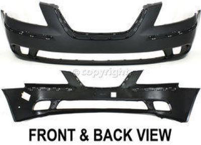 Fits 2009 2010 Hyundai Sonata w//Fog hole Front Bumper Painted HY1000178