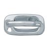 Door Handle Cover, Chrome, 4 Piece with Passenger Side Keyhole Bases Only